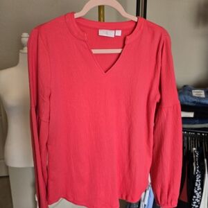 Belle Beach By Kim Gravel Small Long Sleeve Top